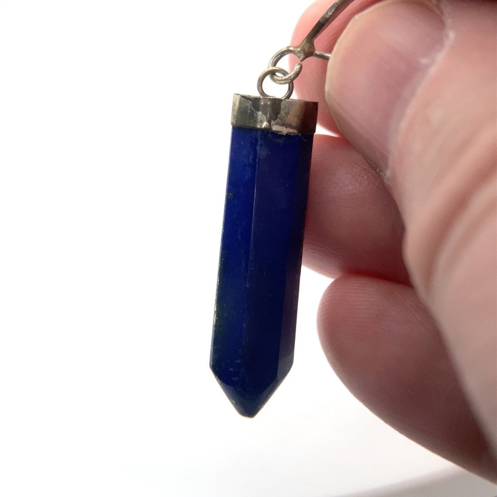 Lapis Lazuli 19.95ct Solid 925 Sterling Silver Pendant